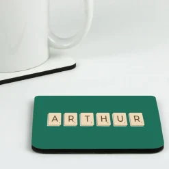 Sous-verres personnalisés - Scrabble