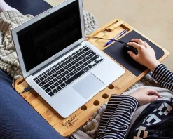 Support ordinateur portable en bois