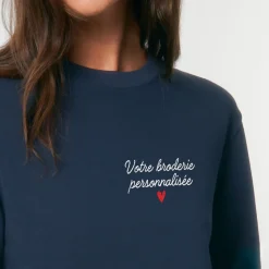 Sweat personnalisé brodé - Message