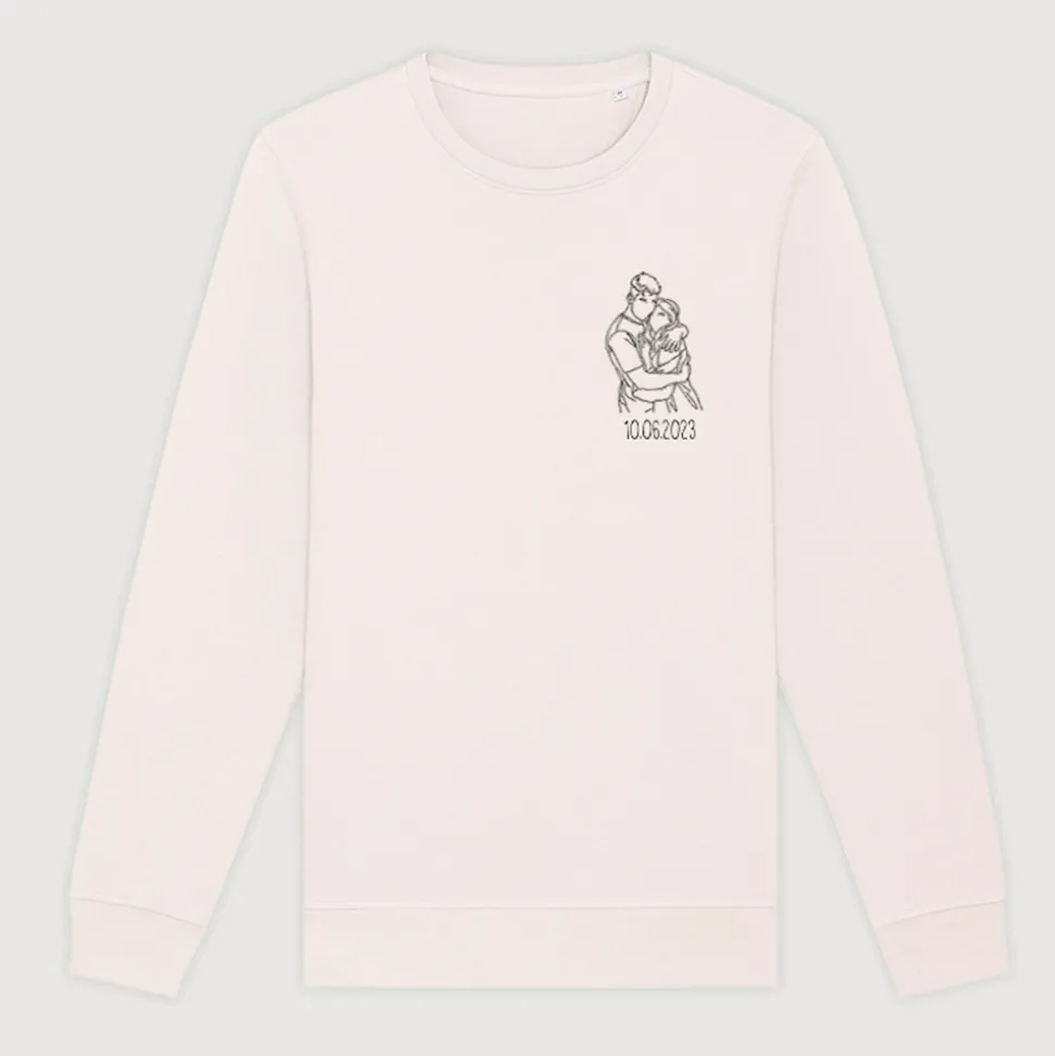 Sweat personnalisé brodé - Photo