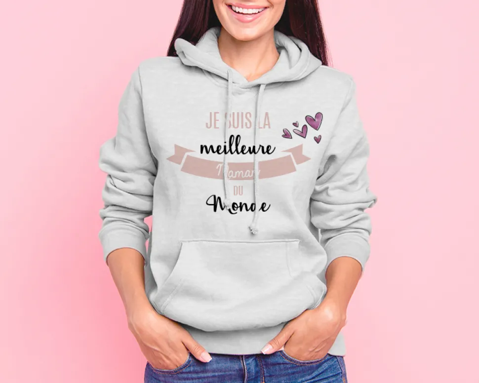 Sweat personnalisé femme - Meilleure du monde