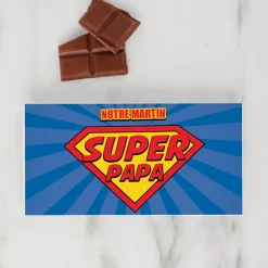 Tablette de chocolat Fête des Pères