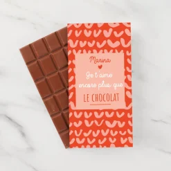 Tablette de chocolat Je t'aime plus que ...