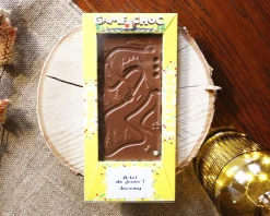 Tablette de chocolat personnalisée en forme de labyrinthe