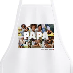 Tablier blanc personnalisé - Multi-photos