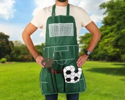 Tablier homme barbecue foot