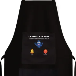 Tablier personnalisé - Famille Monstres