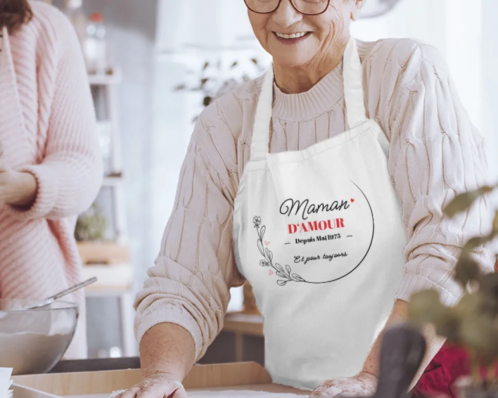 Tablier personnalisé - Maman Depuis