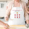 Tablier personnalisé - Mamie et ses petits coeurs