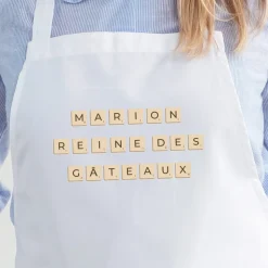 Tablier personnalisé - Scrabble