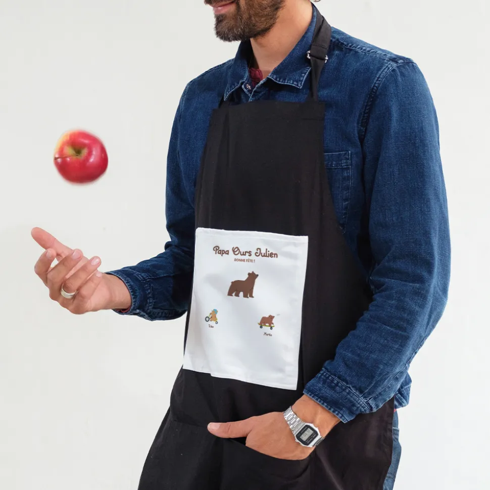 Tablier personnalisé - Tribu Ours