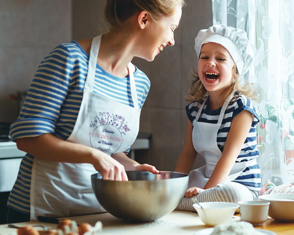 Tablier personnalisé maman - Première Fête des Mères