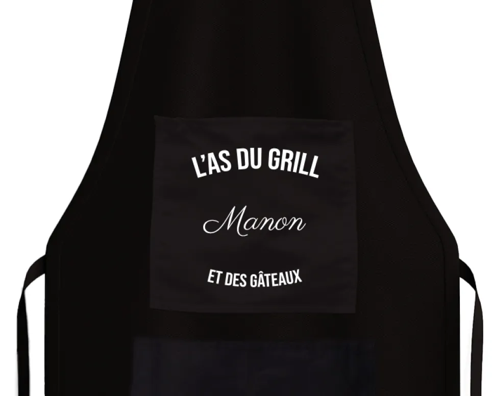 Tablier personnalisé prénom