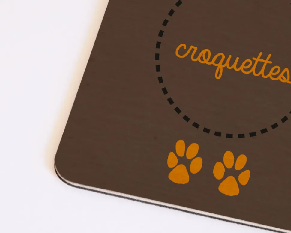 Tapis de gamelle pour chien