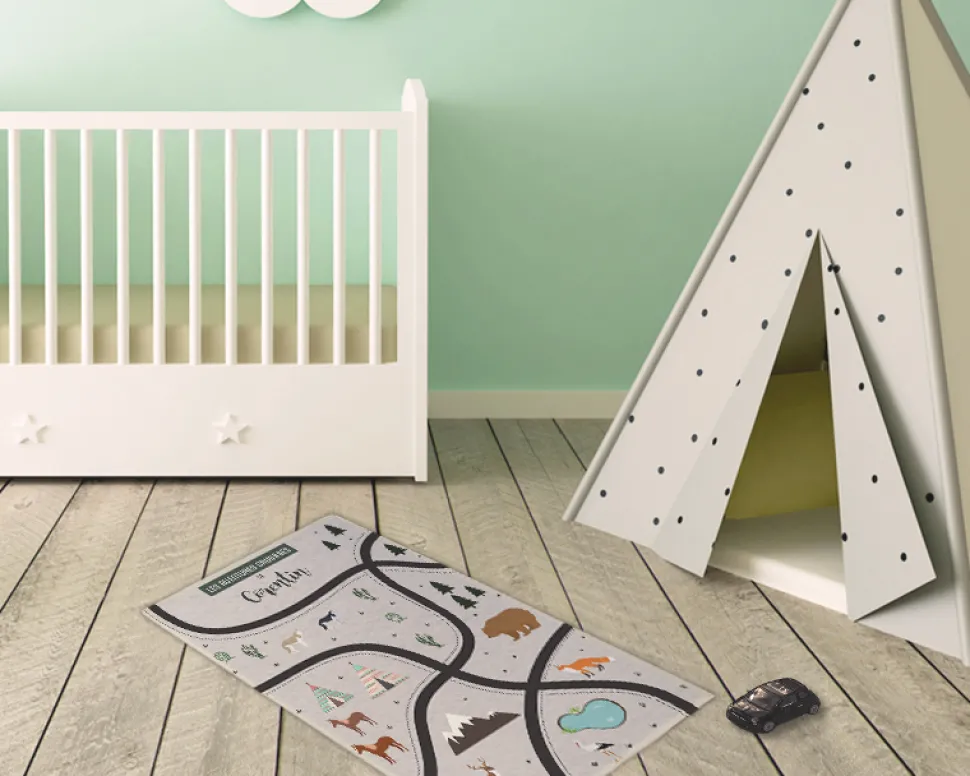 Tapis de jeu pour enfant - Aventures Sauvages