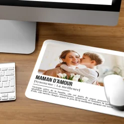 Tapis de souris personnalisé - Définition Maman