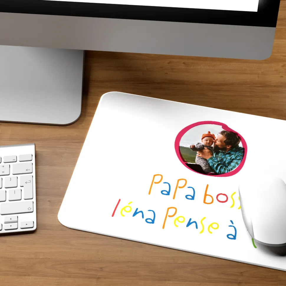 Tapis de souris personnalisé - Mots d'enfants
