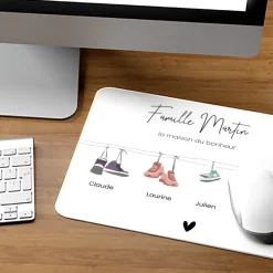 Tapis de souris personnalisé - Famille Chaussures