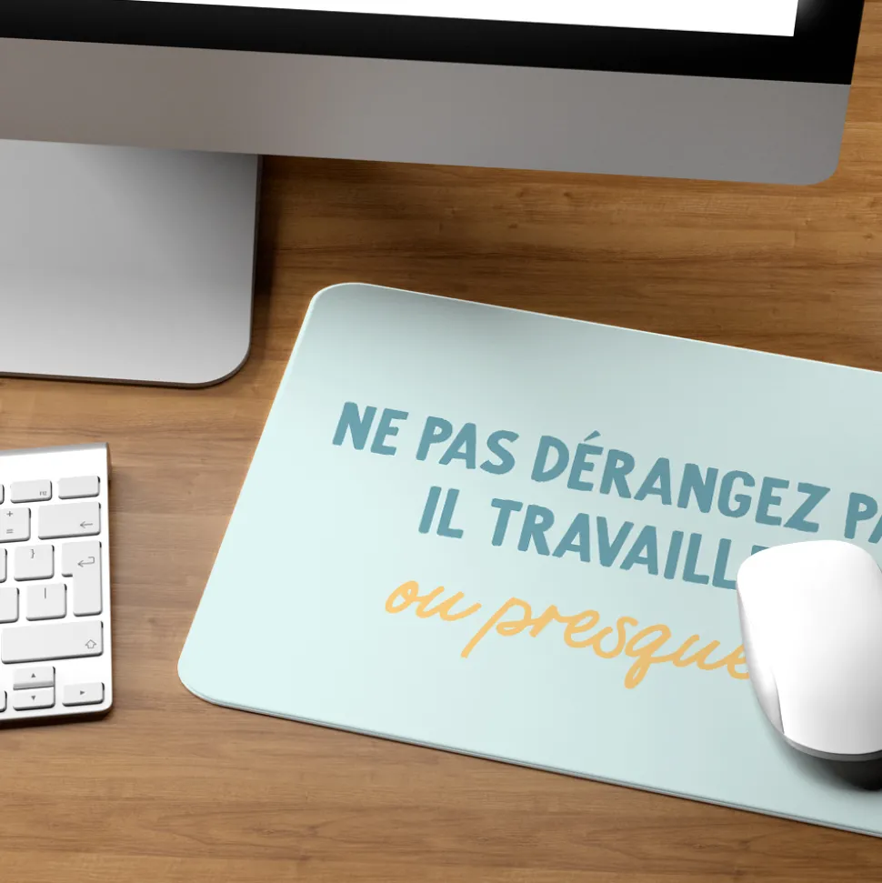 Tapis de souris personnalisé - Message