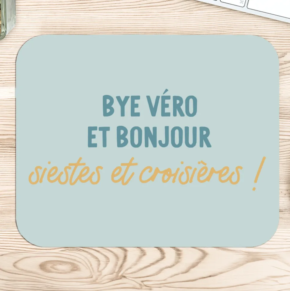 Tapis de souris personnalisé - Message