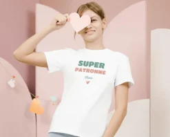 Tee shirt personnalisé femme - Super Patronne