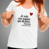 Tee shirt personnalisé femme - Je suis une fille qui déchire