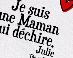 Tee shirt personnalisé femme - Je suis une fille qui déchire