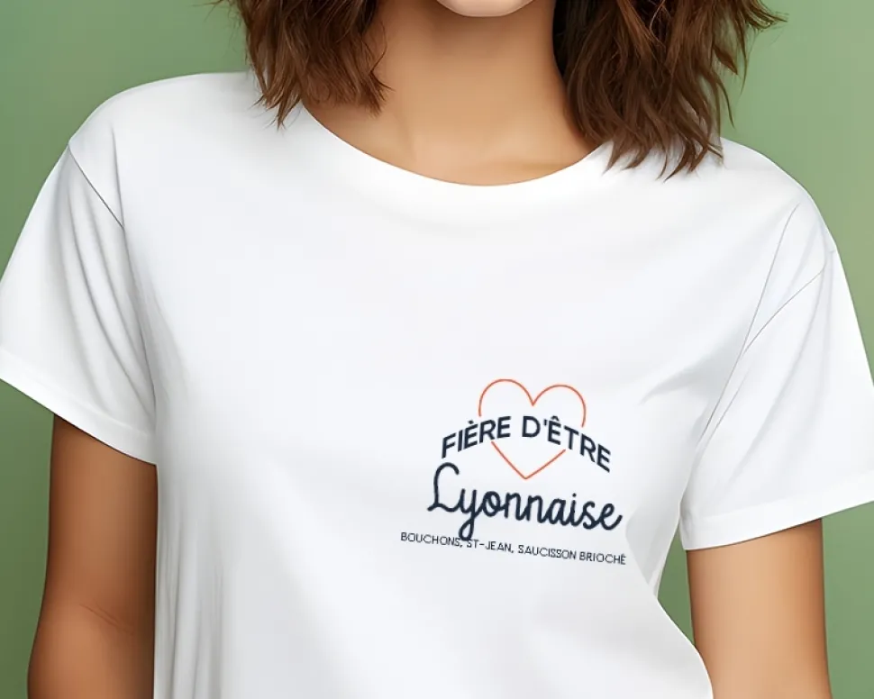 Tee shirt personnalisé femme - Fière d'être