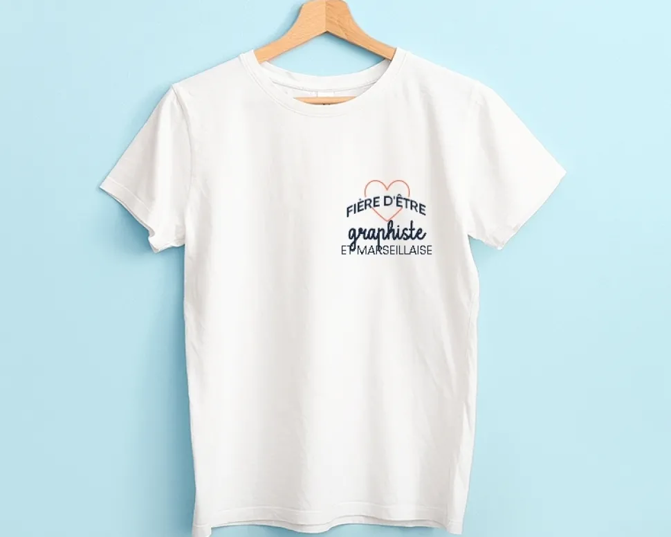 Tee shirt personnalisé femme - Fière d'être