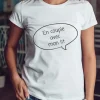 Tee shirt personnalisé femme - Bulle dialogue