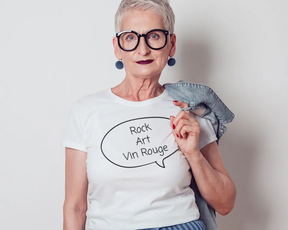 Tee shirt personnalisé femme - Bulle dialogue