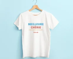 Tee shirt personnalisé femme - Meilleure Chérie