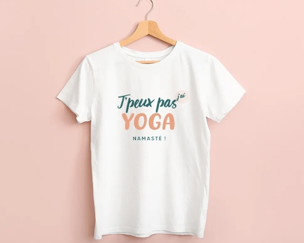 Tee shirt personnalisé femme - J'peux pas