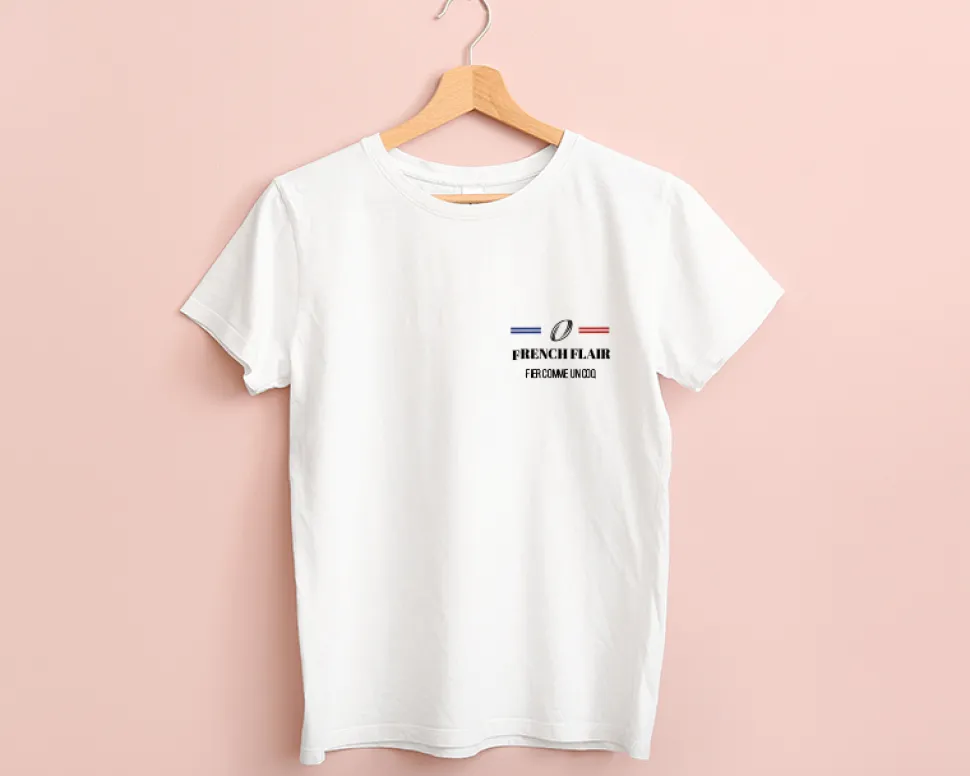 Tee shirt personnalisé femme - Supporter Rugby
