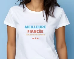 Tee shirt personnalisé femme - Meilleure Fiancée