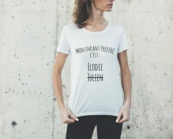Tee shirt personnalisé femme - Enfant préféré