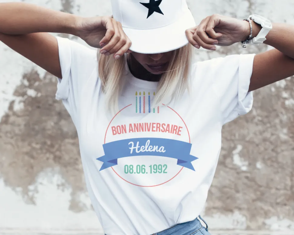 Tee shirt personnalisé femme - Bougies