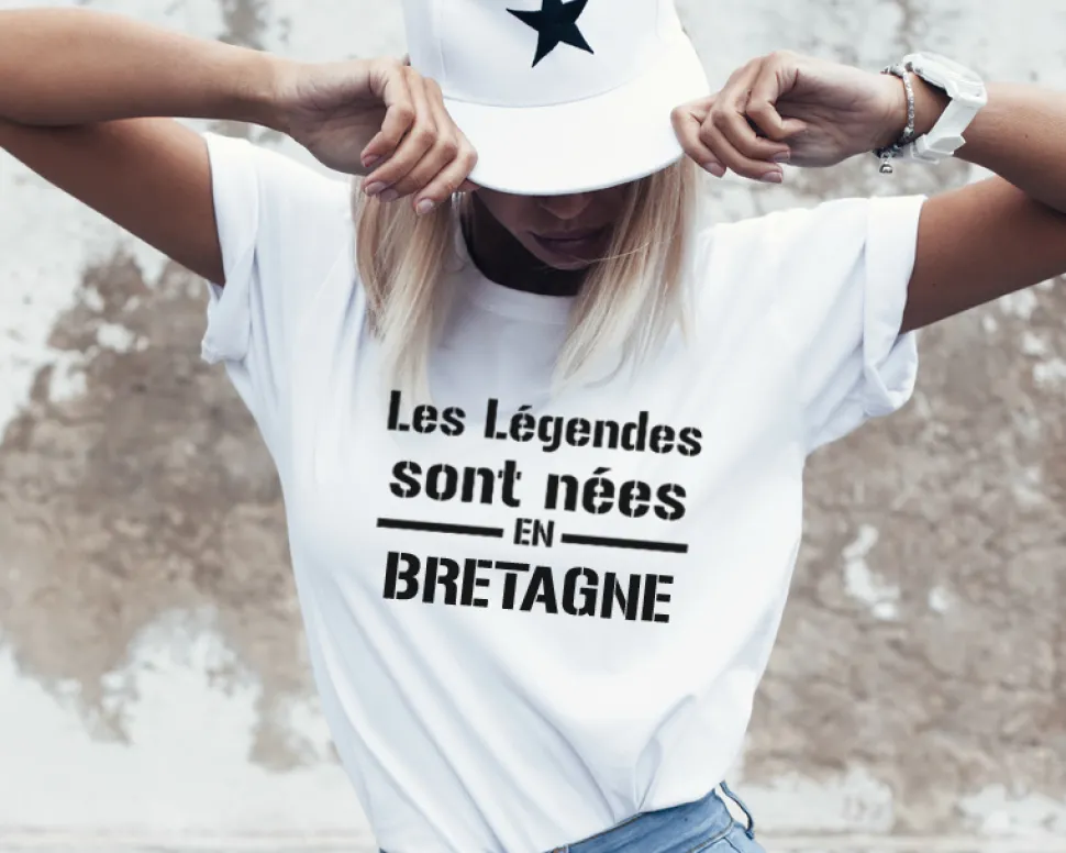Tee shirt personnalisé femme - Légendes