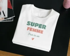 Tee shirt personnalisé femme - Super Femme