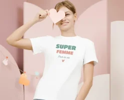 Tee shirt personnalisé femme - Super Femme