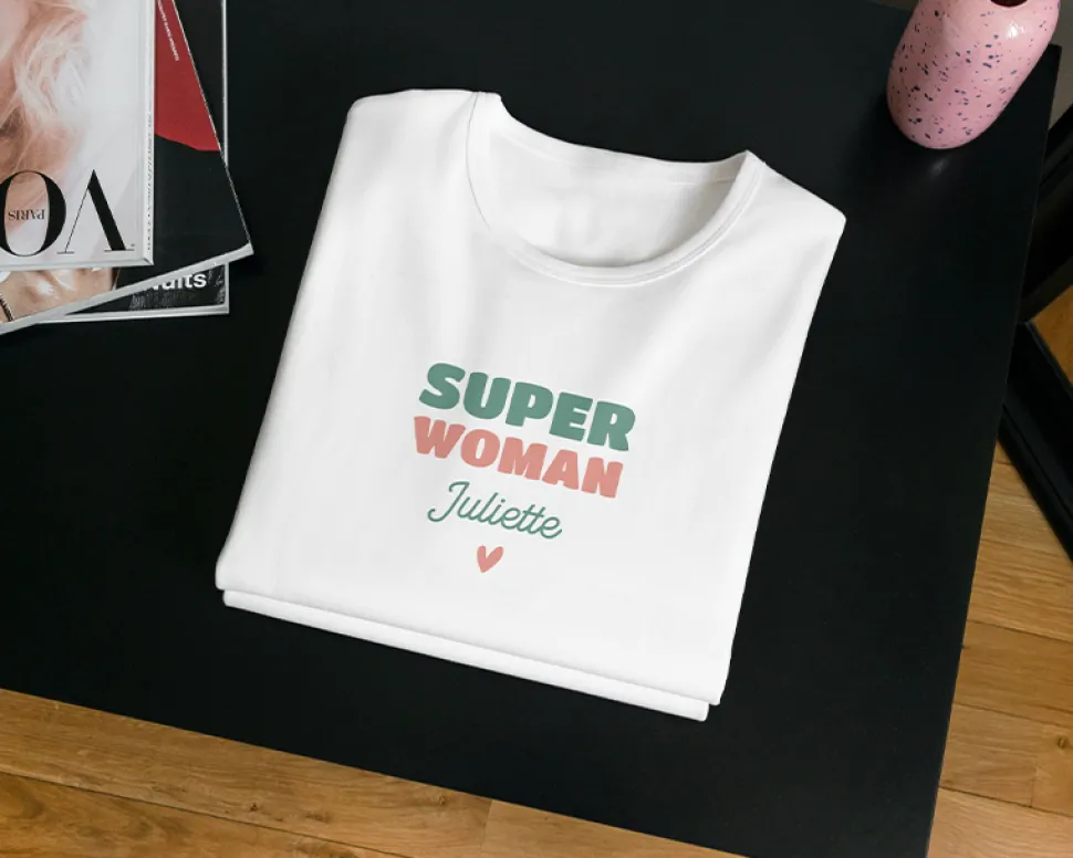 Tee shirt personnalisé femme - Super