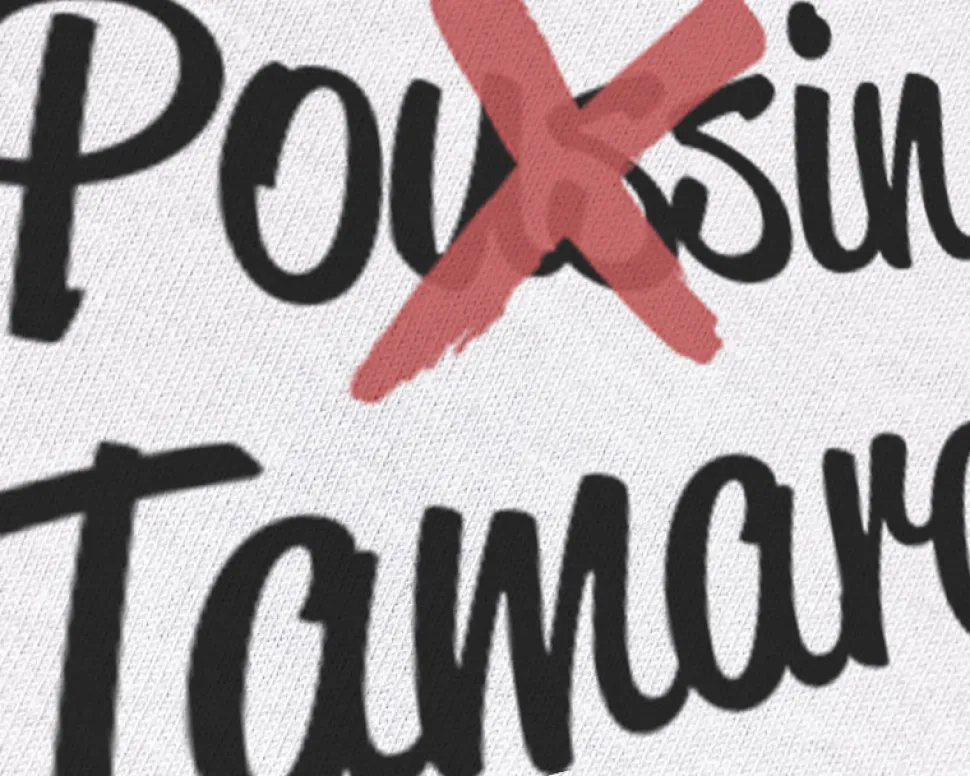 Tee shirt personnalisé femme - Respecte mon prénom