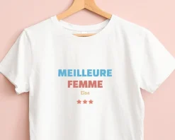 Tee shirt personnalisé femme - Meilleure Femme