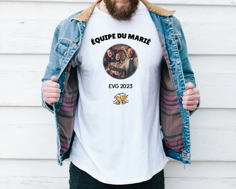 Tee shirt personnalisé homme - EVG