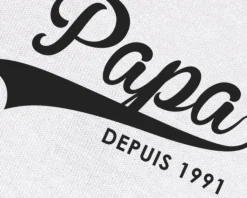 Tee shirt personnalisé homme - Papa Depuis
