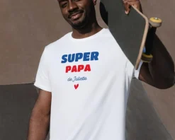 Tee shirt personnalisé homme - Super Papa