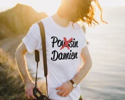 Tee shirt personnalisé homme - Respecte mon Prénom