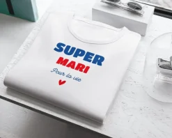 Tee shirt personnalisé homme - Super Mari