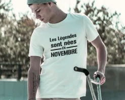 Tee shirt personnalisé homme - Légendes