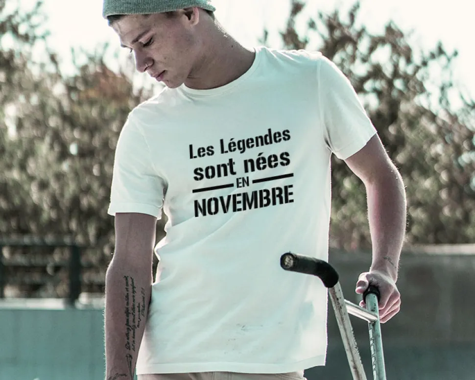 Tee shirt personnalisé homme - Légendes